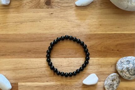 Bracelet agate noire