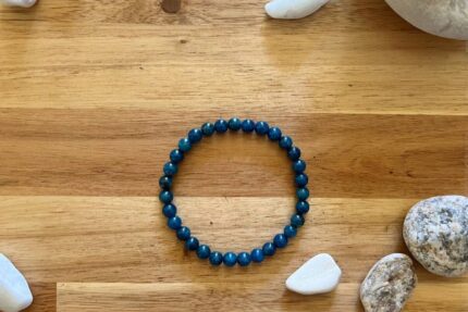 Bracelet apatite bleue