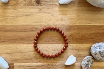 Bracelet en Jaspe Rouge
